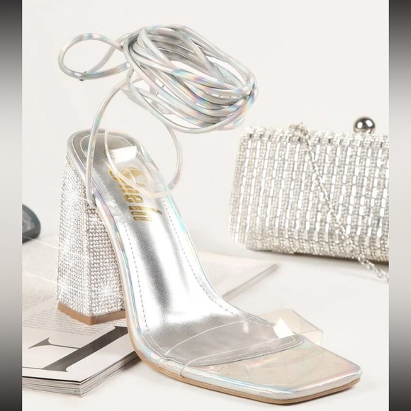 Heels worn once for graduation - Picture 2 of 2